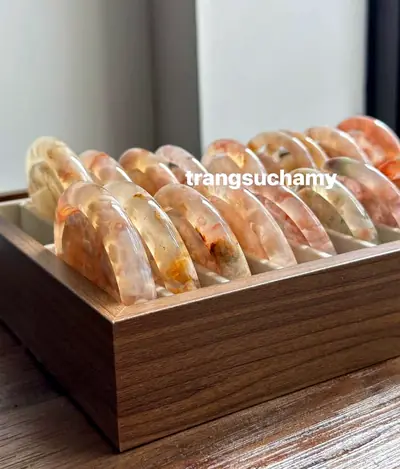 Vòng mã não hoa anh đào